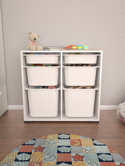 Hanah Home Armario Multiusos Carla - Blanco Hanah Home Armario Multiusos Carla - Blanco